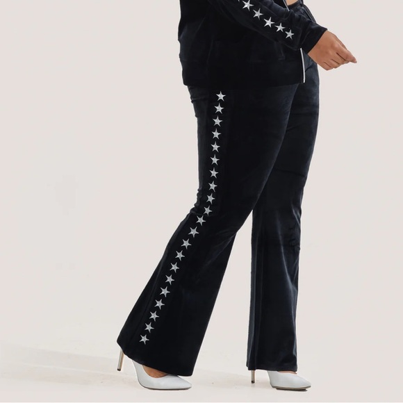 Paris Hilton Black Star Track Pants ( pants only) - Picture 9 of 10
